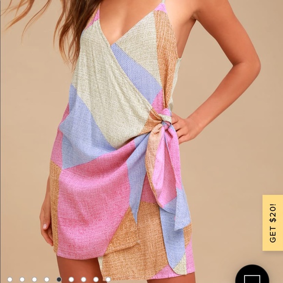 Marlo Wrap Mini Dress - Picture 5 of 7